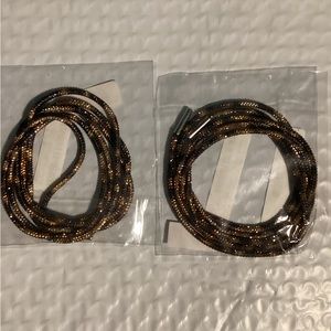 Fashion Glitter Leopard Print Laces** Unisex*